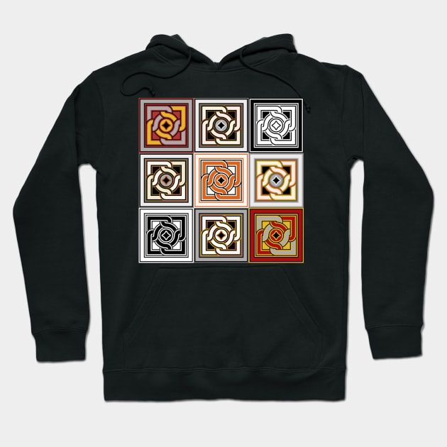 Roman Medallion Hoodie by Mosaicblues